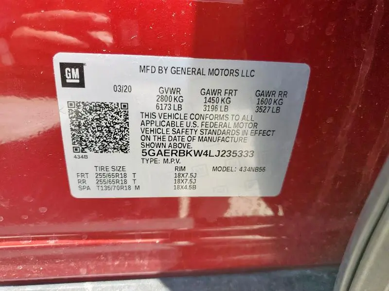 2020 BUICK ENCLAVE ESSENCE  