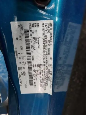 2012 FORD FOCUS SE  