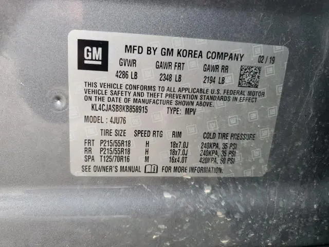 2019 BUICK ENCORE PREFERRED  