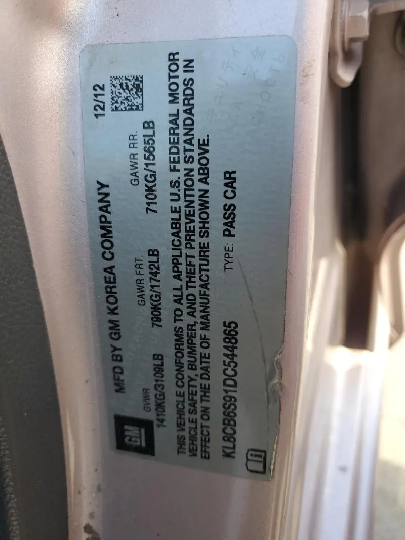 2013 CHEVROLET SPARK LS  