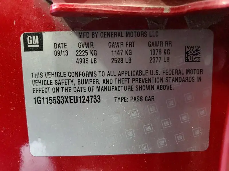 2014 CHEVROLET IMPALA LTZ  