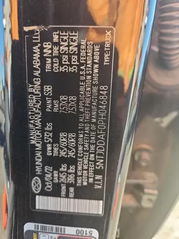 2023 HYUNDAI SANTA CRUZ SEL PREMIUM  