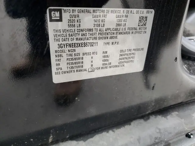 2014 CADILLAC SRX LUXURY COLLECTION  