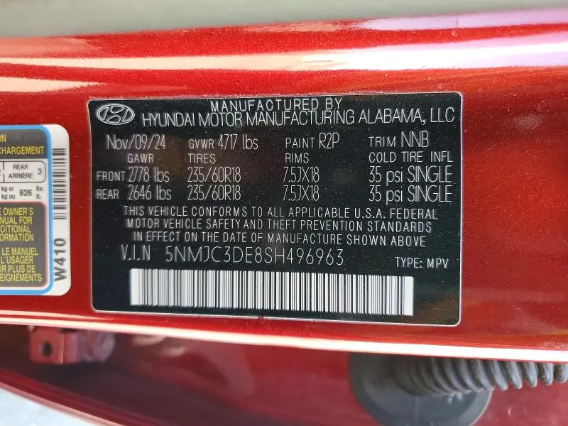 2025 HYUNDAI TUCSON SEL CONVENIENCE  