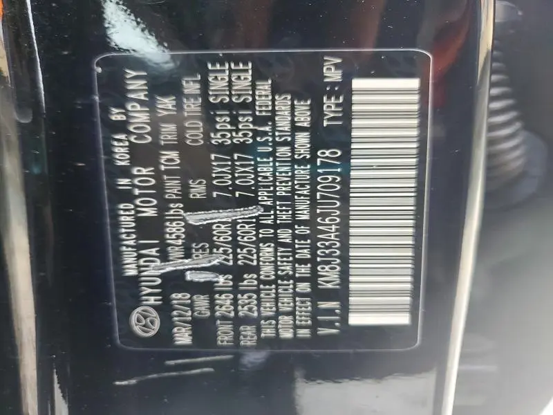 2018 HYUNDAI TUCSON SEL PLUS  