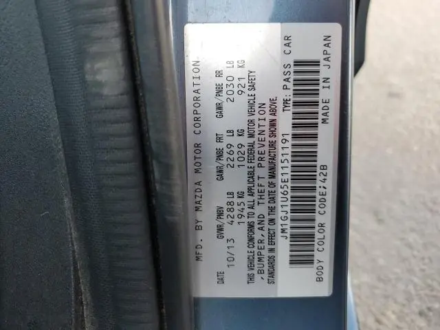 2014 MAZDA 6 SPORT  