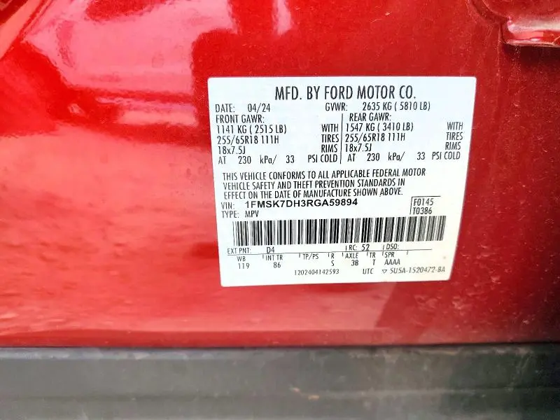 2024 FORD EXPLORER XLT  