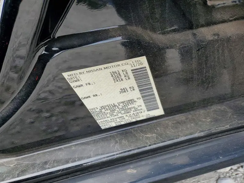 2021 NISSAN ALTIMA 2.5 SL  