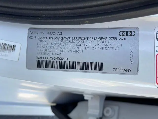 2016 AUDI A6 PREMIUM PLUS  