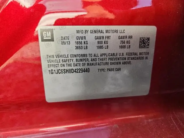 2013 CHEVROLET SONIC LT  