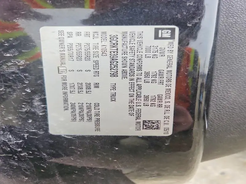 2010 CHEVROLET SILVERADO K1500 LTZ  