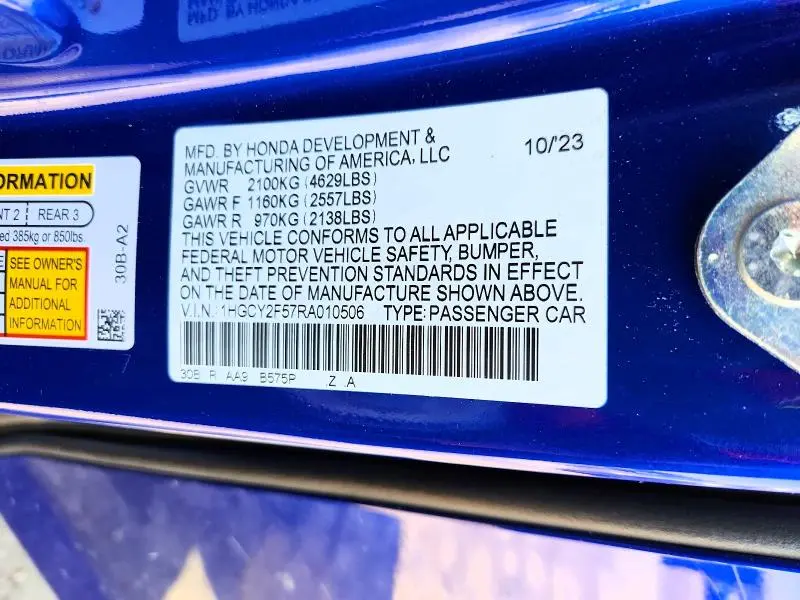 2024 HONDA ACCORD HYBRID SPORT  