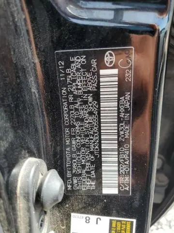2013 TOYOTA PRIUS   