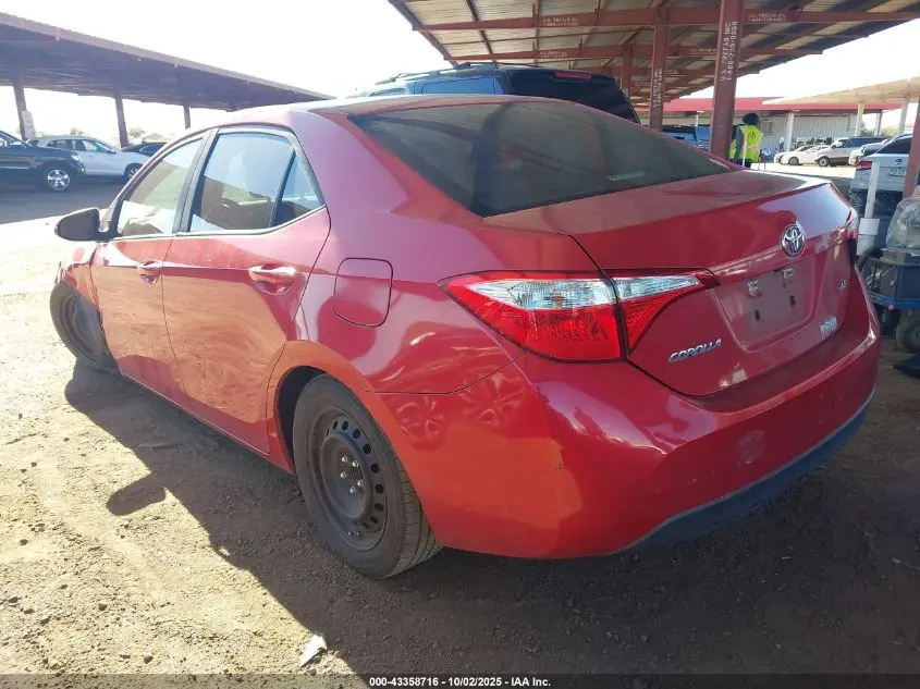 2016 TOYOTA COROLLA LE