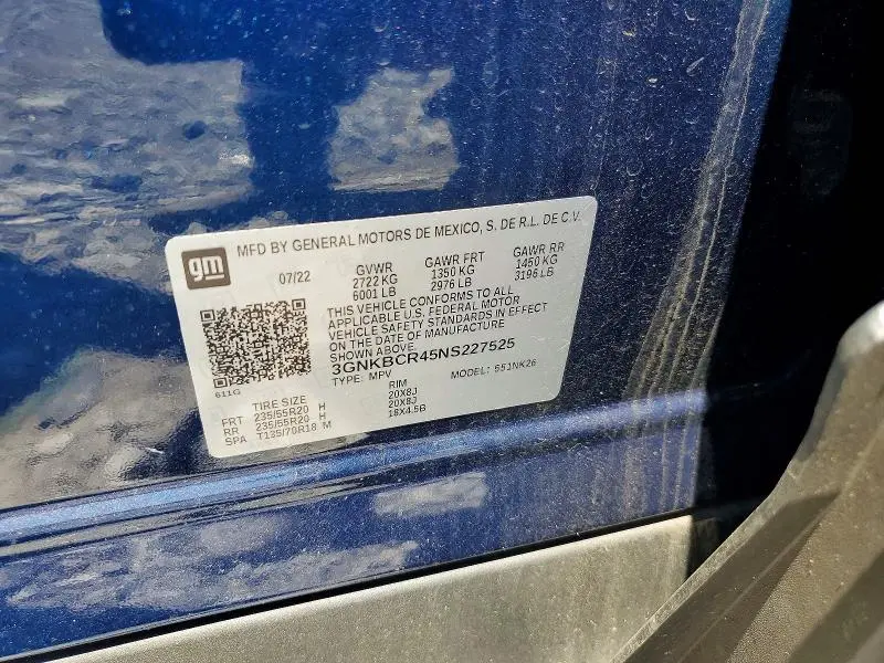 2022 CHEVROLET BLAZER 2LT  