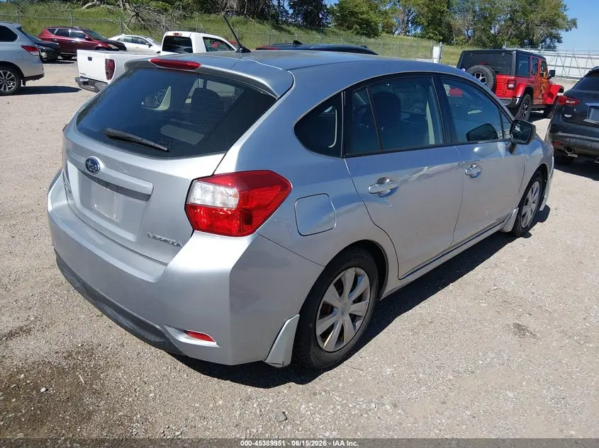 2012 SUBARU IMPREZA 2.0I