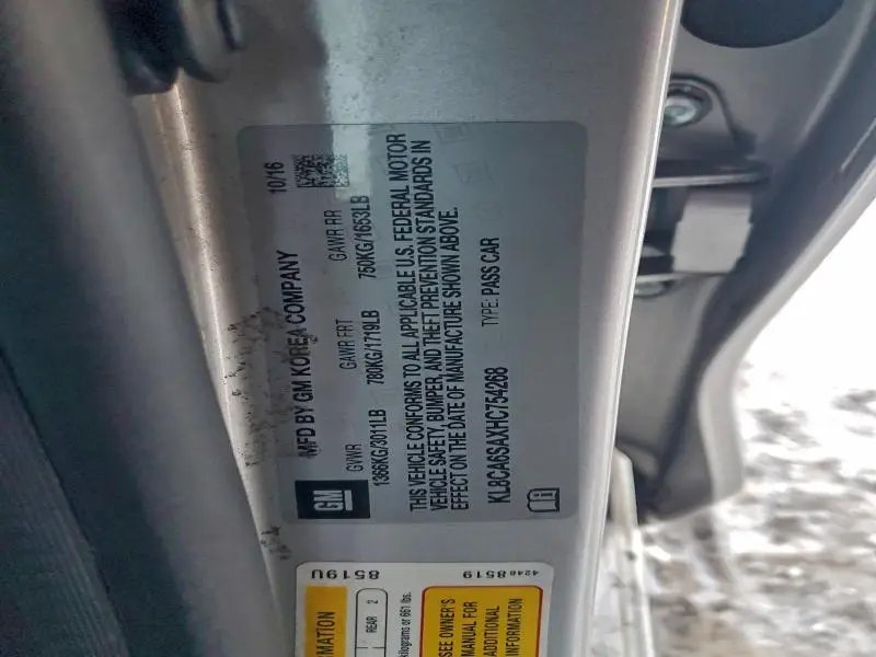 2017 CHEVROLET SPARK LS  