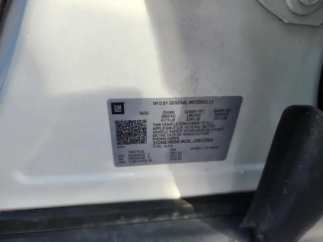 2020 CHEVROLET TRAVERSE LT  