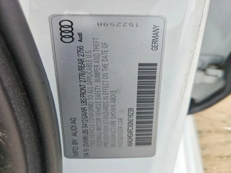 2016 AUDI A6 PRESTIGE  