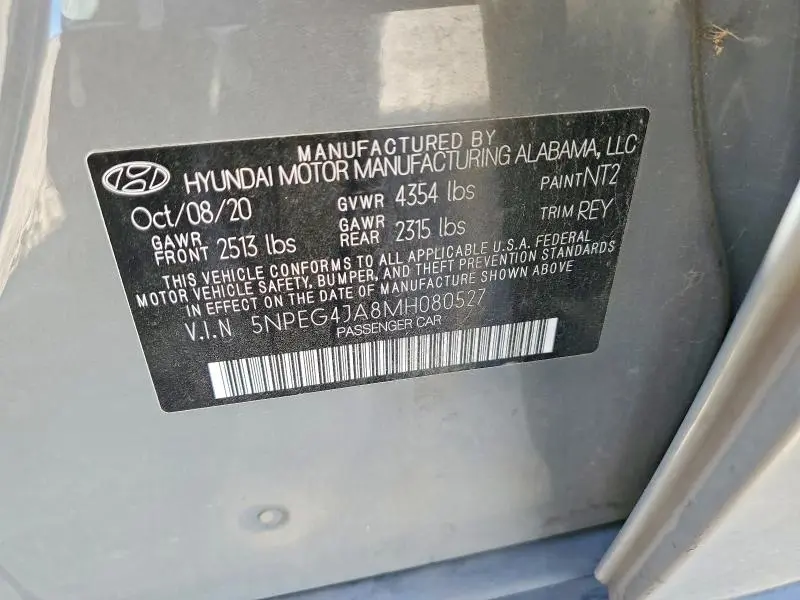 2021 HYUNDAI SONATA SE  