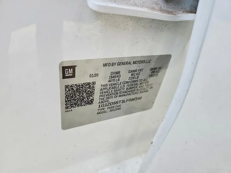 2020 CHEVROLET MALIBU LT  