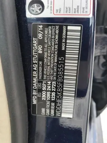 2015 MERCEDES-BENZ E 350  