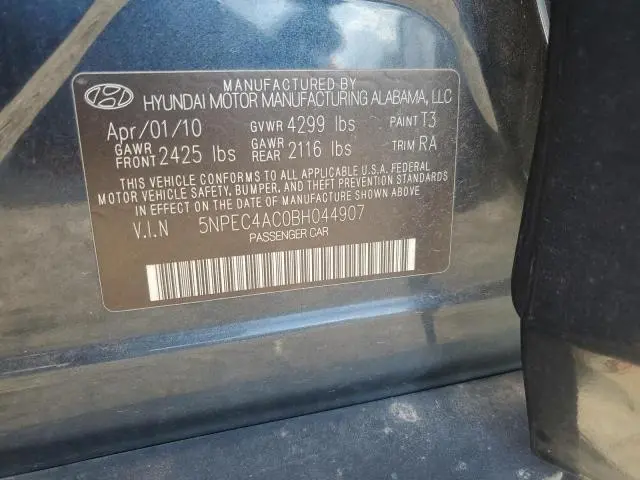 2011 HYUNDAI SONATA SE  