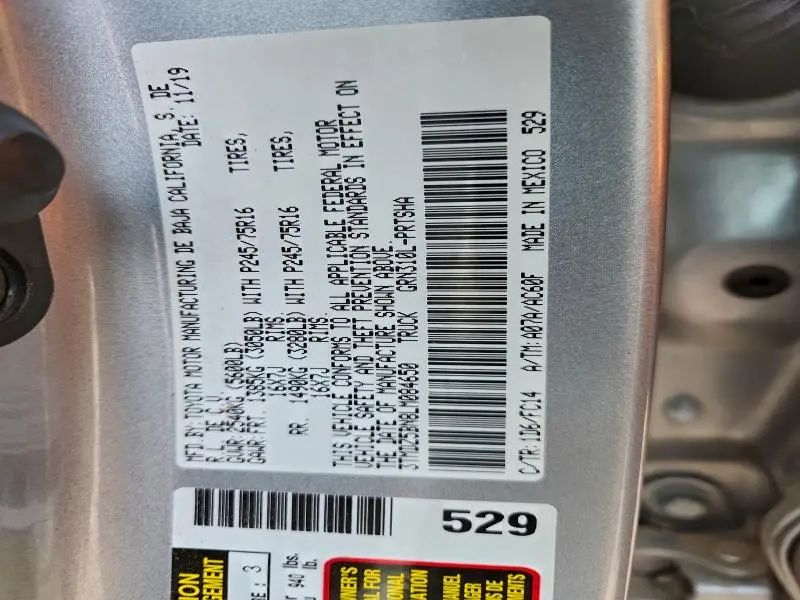 2020 TOYOTA TACOMA DOUBLE CAB  