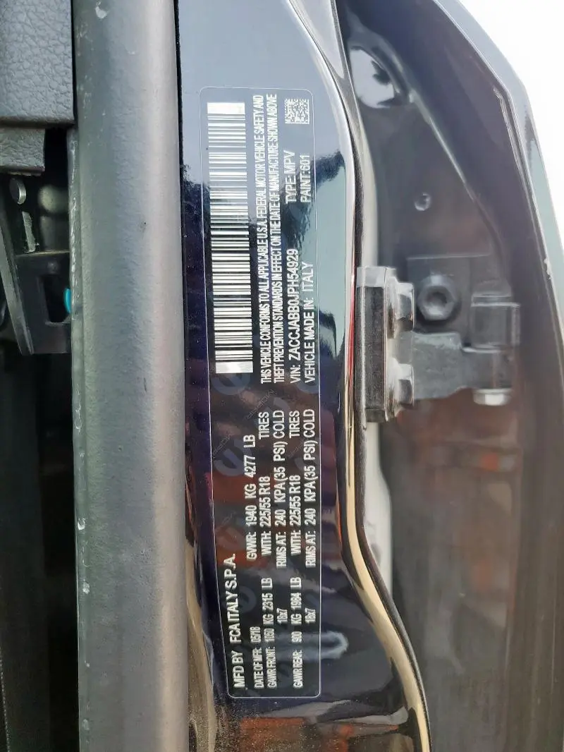 2018 JEEP RENEGADE LATITUDE  