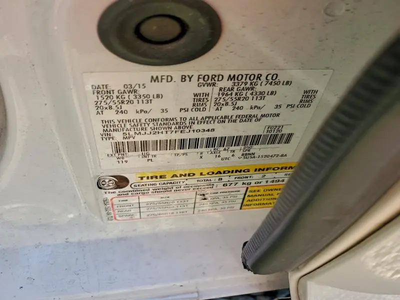 2015 LINCOLN NAVIGATOR   