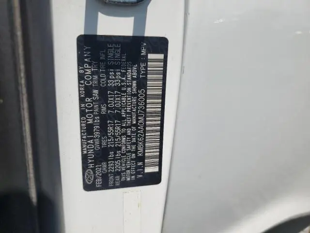 2021 HYUNDAI KONA SEL PLUS  