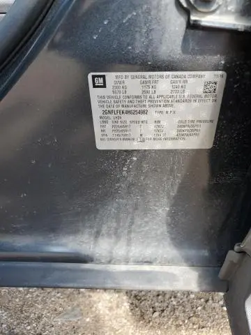 2017 CHEVROLET EQUINOX LT  