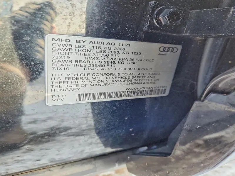 2022 AUDI Q3 PREMIUM 40  