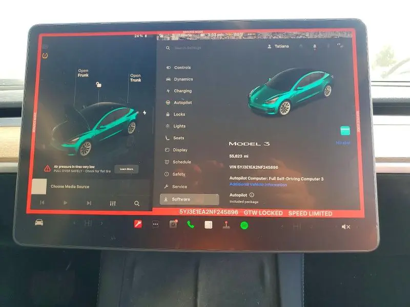 2022 TESLA MODEL 3   