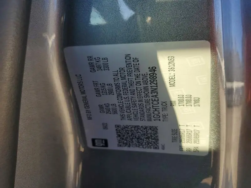 2022 CHEVROLET COLORADO LT  