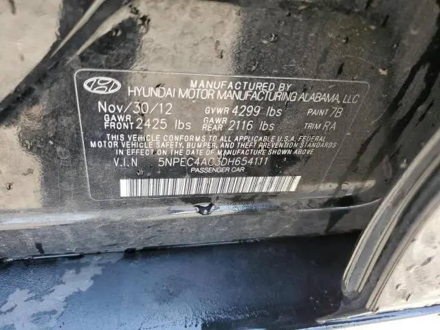 2013 HYUNDAI SONATA SE  