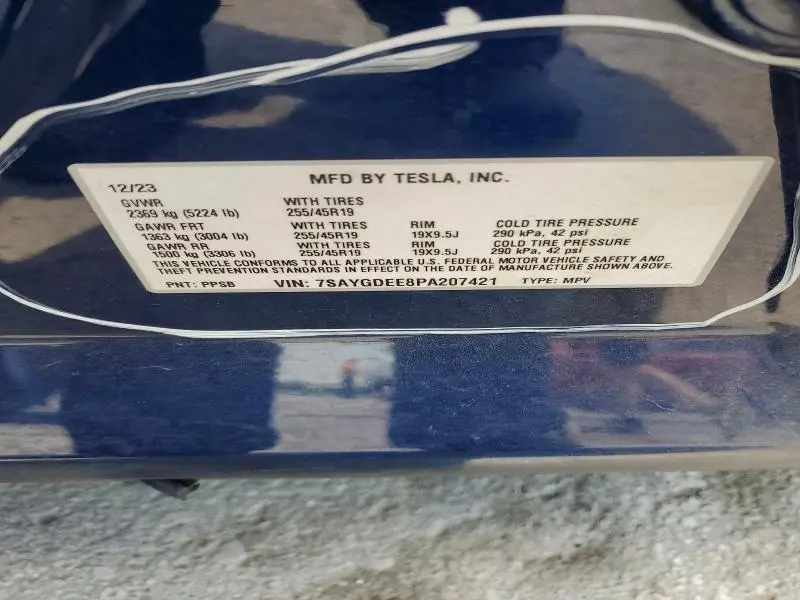2023 TESLA MODEL Y   
