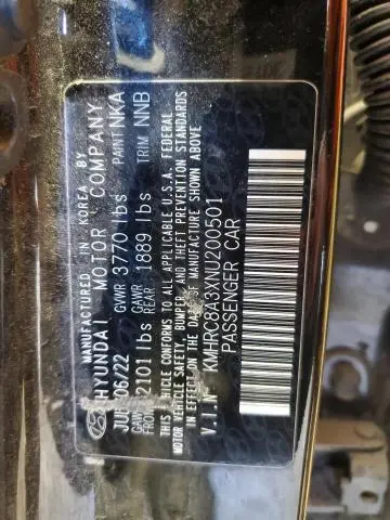 2022 HYUNDAI VENUE SEL