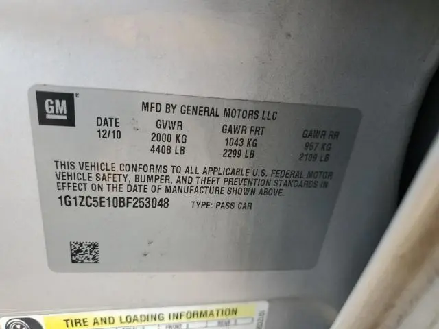 2011 CHEVROLET MALIBU 1LT