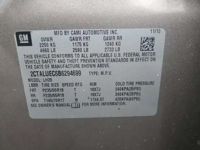 2011 GMC TERRAIN SLT  
