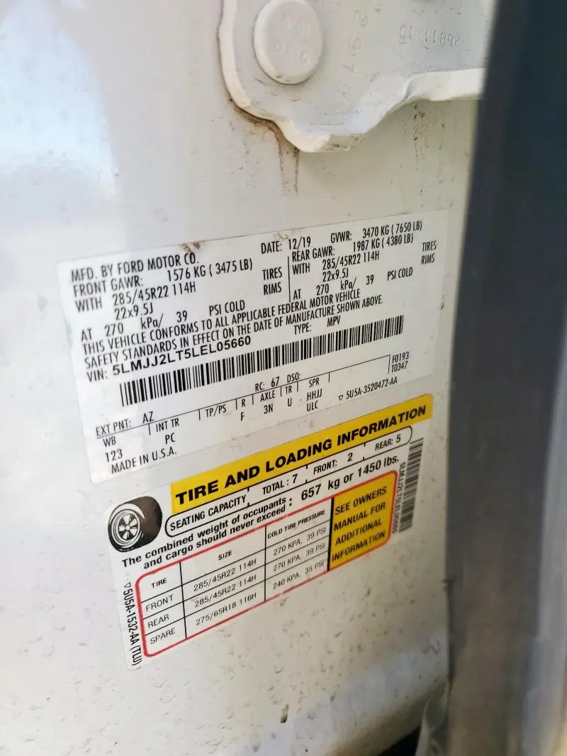 2020 LINCOLN NAVIGATOR RESERVE  