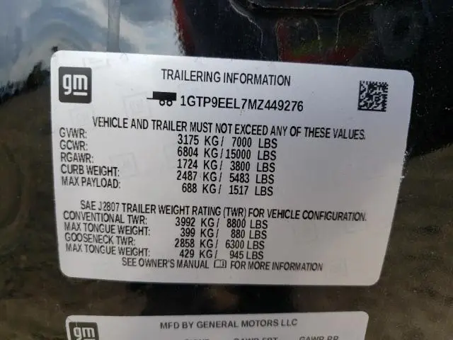 2021 GMC SIERRA K1500 AT4  