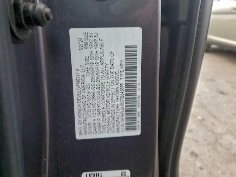 2024 HONDA ODYSSEY TOURING  