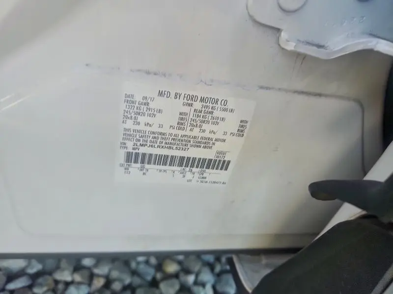 2017 LINCOLN MKX RESERVE  