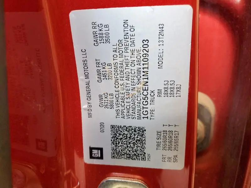 2021 GMC CANYON ELEVATION  