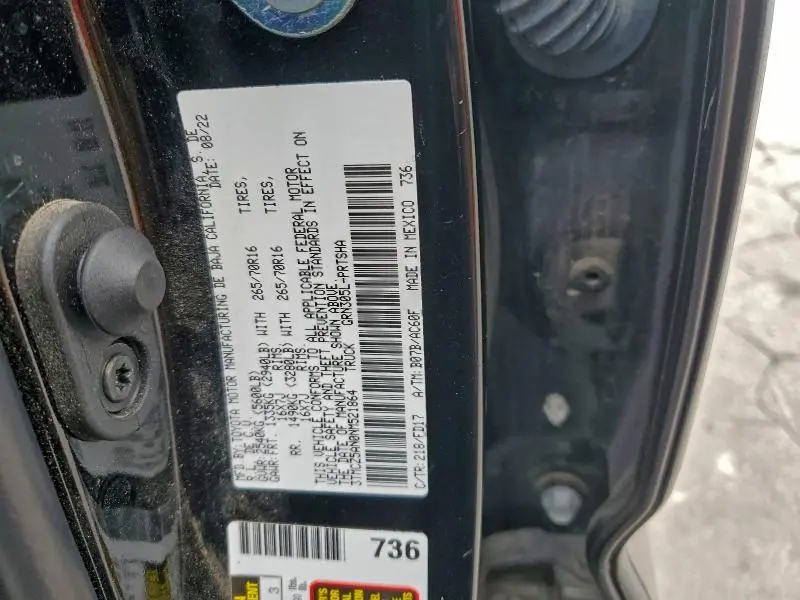 2022 TOYOTA TACOMA DOUBLE CAB  