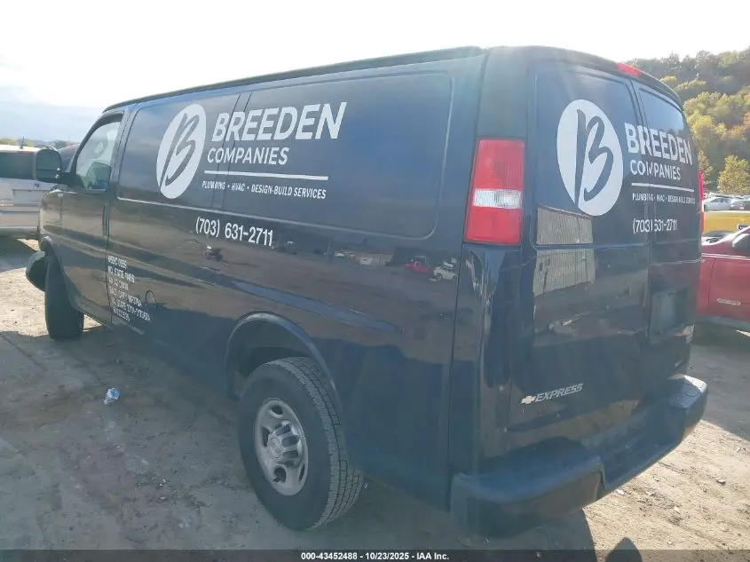 2020 CHEVROLET EXPRESS CARGO RWD 2500 REGULAR WHEELBASE WT