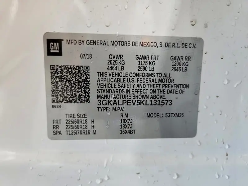 2019 GMC TERRAIN SLT  