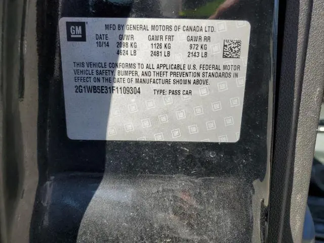 2015 CHEVROLET IMPALA LIMITED LT  