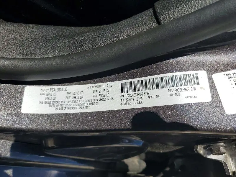 2015 CHRYSLER 200 S  